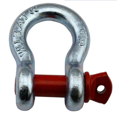 55T ha galvanizzato il tipo dispositivo d'ancoraggio di Pin Anchor Shackle Stati Uniti della vite dell'arco di Crosby G209