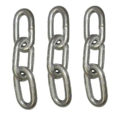 Catena a maglie standard coreana della catena a maglie d'acciaio del giro di Q235BGalvanized