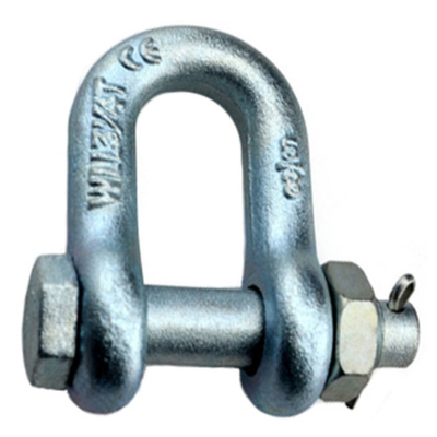 Dispositivo d'ancoraggio a catena a bullone galvanizzato elettrico 85T di Pin Anchor Shackle Drop Forged della vite