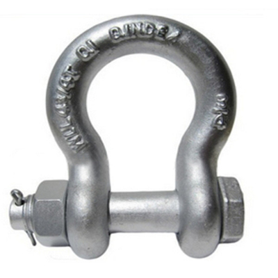 La goccia ha forgiato il tipo dispositivo d'ancoraggio di Pin Anchor Shackle Galvanized Bolt della vite 55T dell'arco