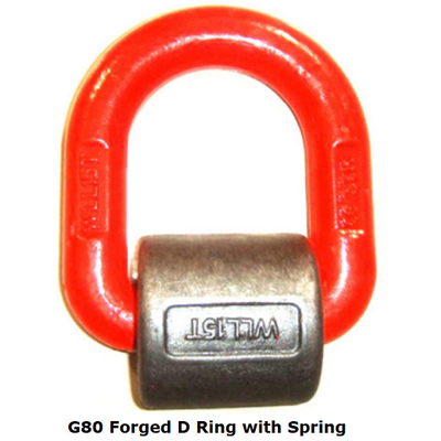 G80 ha forgiato gli anelli a D di D Ring Weldable con l'acciaio legato della primavera 1.12T - 15T