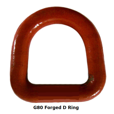 2.5T - 8T G80 ha forgiato la D Ring Color Painted Alloy Steel per gli accessori di sollevamento
