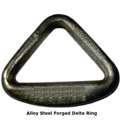 14mm - delta forgiato anello a D forgiato 16mm Ring Galvanized Alloy Steel