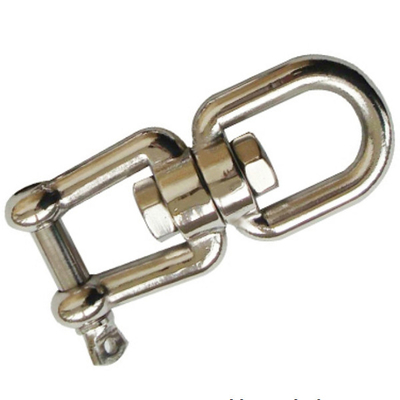 Hardware d'attrezzatura della corda di acciaio inossidabile mandibola di 19mm - di 6mm e parte girevole di tipo europee dell'occhio