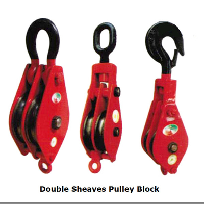 Il potere ha ricoperto Marine Rigging Hardware doppio paranco differenziale della carrucola di 42mm - di 12mm