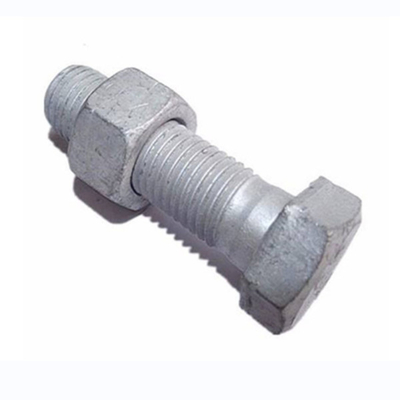 Linea elettrica del acciaio al carbonio sfortuna forgiata calda Bolt di HDG dei montaggi e grado 6,8 del dado