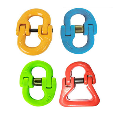 Collegamento di sollevamento ad alta resistenza 1.5t - 31.5t dell'acciaio legato di maglia di connessione di Plastified di potere